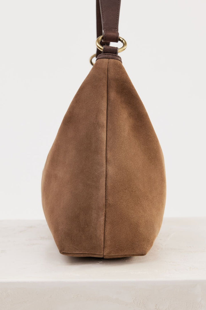 JuJu & Co | Suede Slouchy | Chestnut - Dutch Hideout