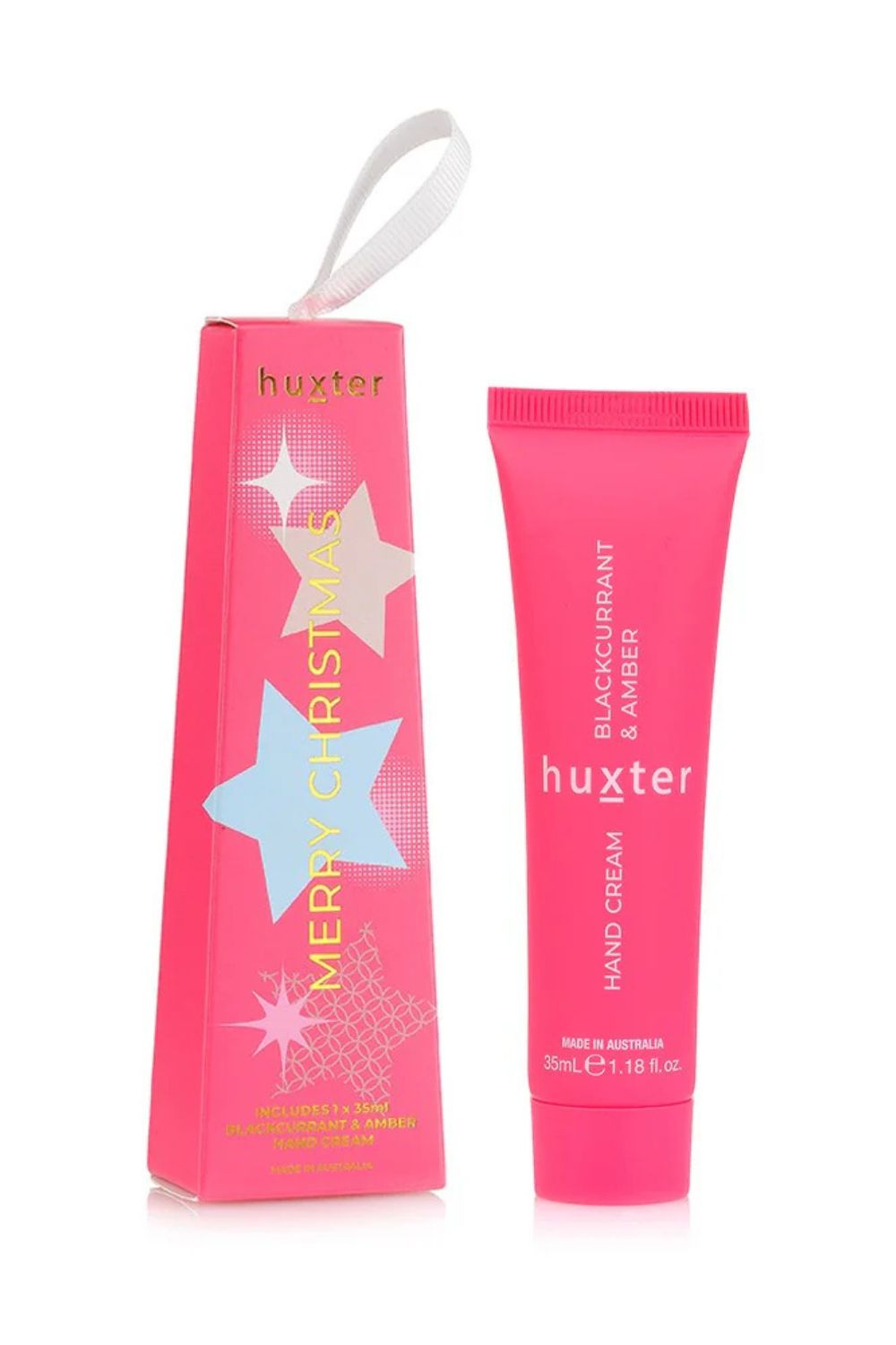 Huxter | Hanging 35ml H'Cream - R'Berry Xmas Sparkles - Raspberry - 'Merry Christmas' Blackcurrant & Amber