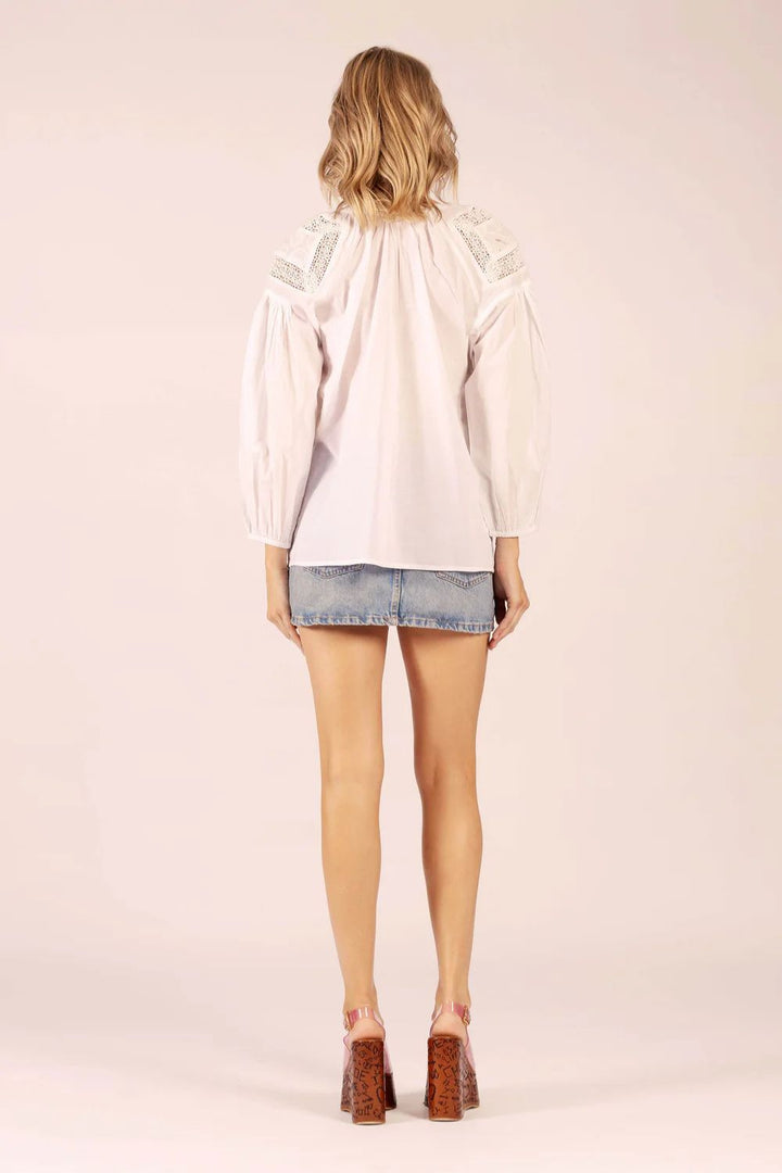 LOLA | Twenty Lace White Insert Shirt | Insert Lace White