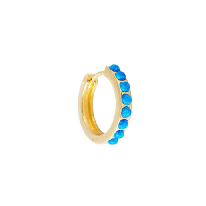 Fairley | Indigo Opal Midi Hoops