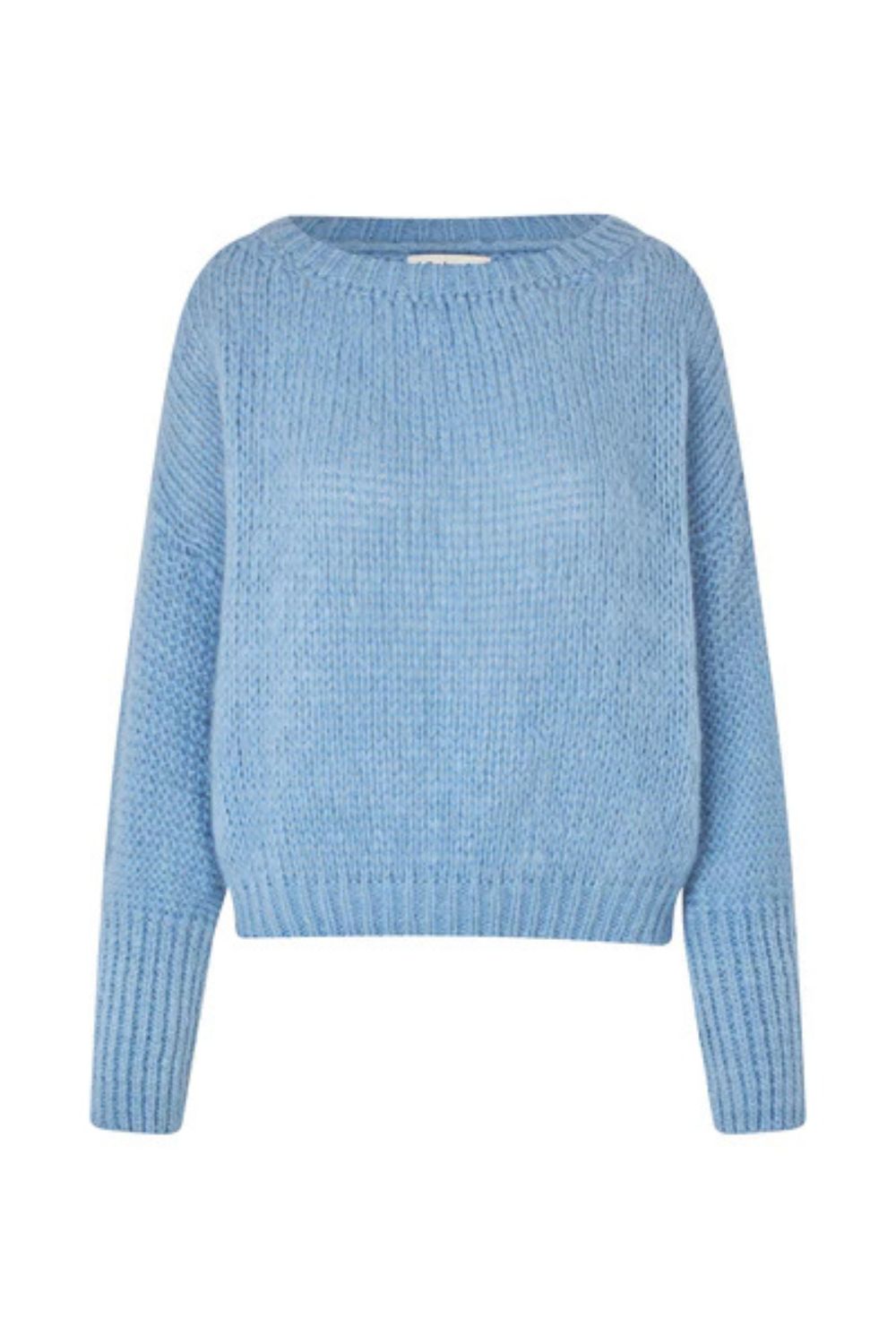 Lollys Laundry | IsoldelLL Knit Jumper LS | Light Blue - Dutch Hideout