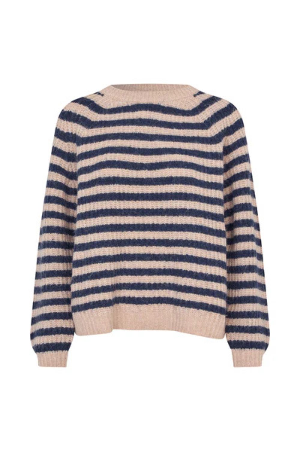 Lollys Laundry | BinaLL Knit Jumper LS | Dark Blue - Dutch Hideout