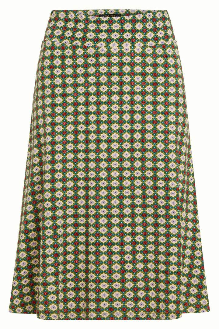 KING LOUIE I BORDER JUNO SKIRT JADE I PONDEROSA GREEN
