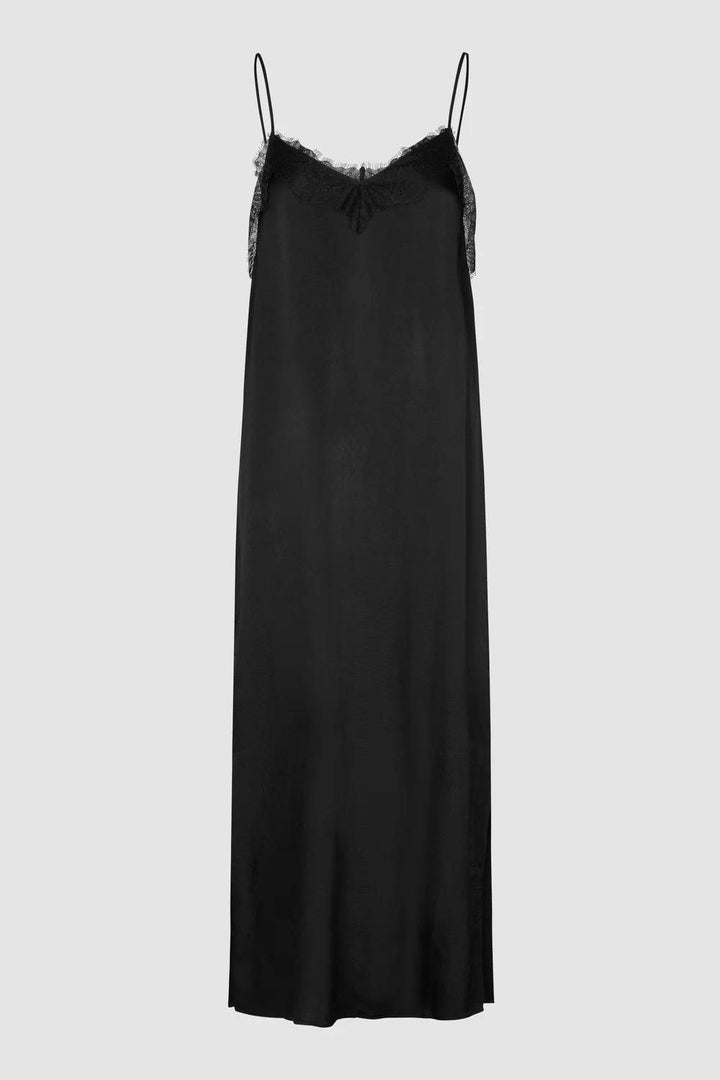 Second Female | Noma Lace Slip Dress | Black