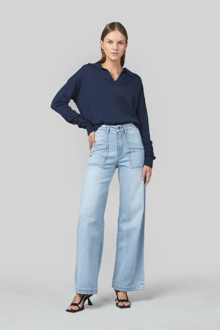 Dricoper | Jodi Sunbleach Wide Leg Jeans