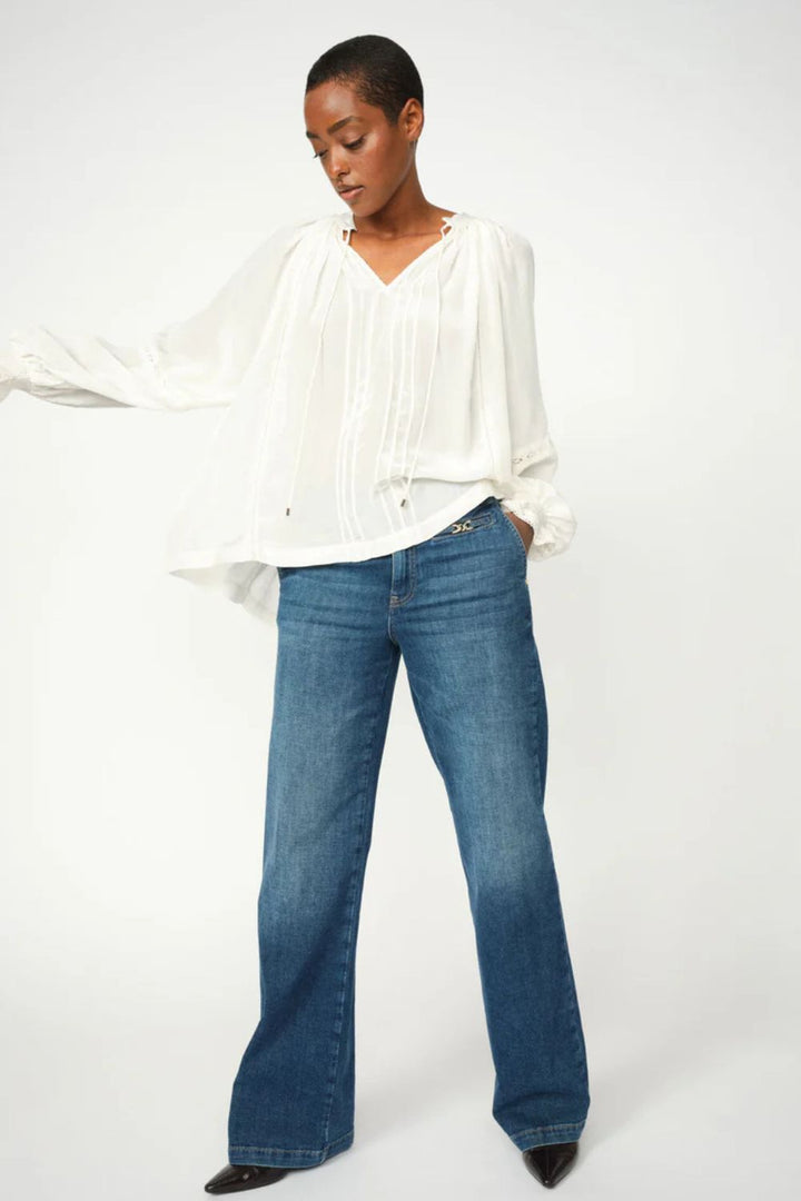 Mos Mosh | Candia Peach Jeans | Dark Blue - Dutch Hideout