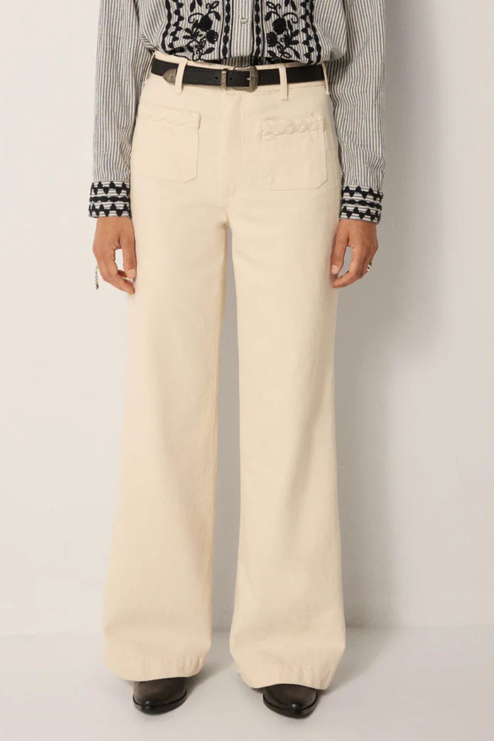 Maison Hotel | Hamlet Pant | Maxton Ecru - Dutch Hideout