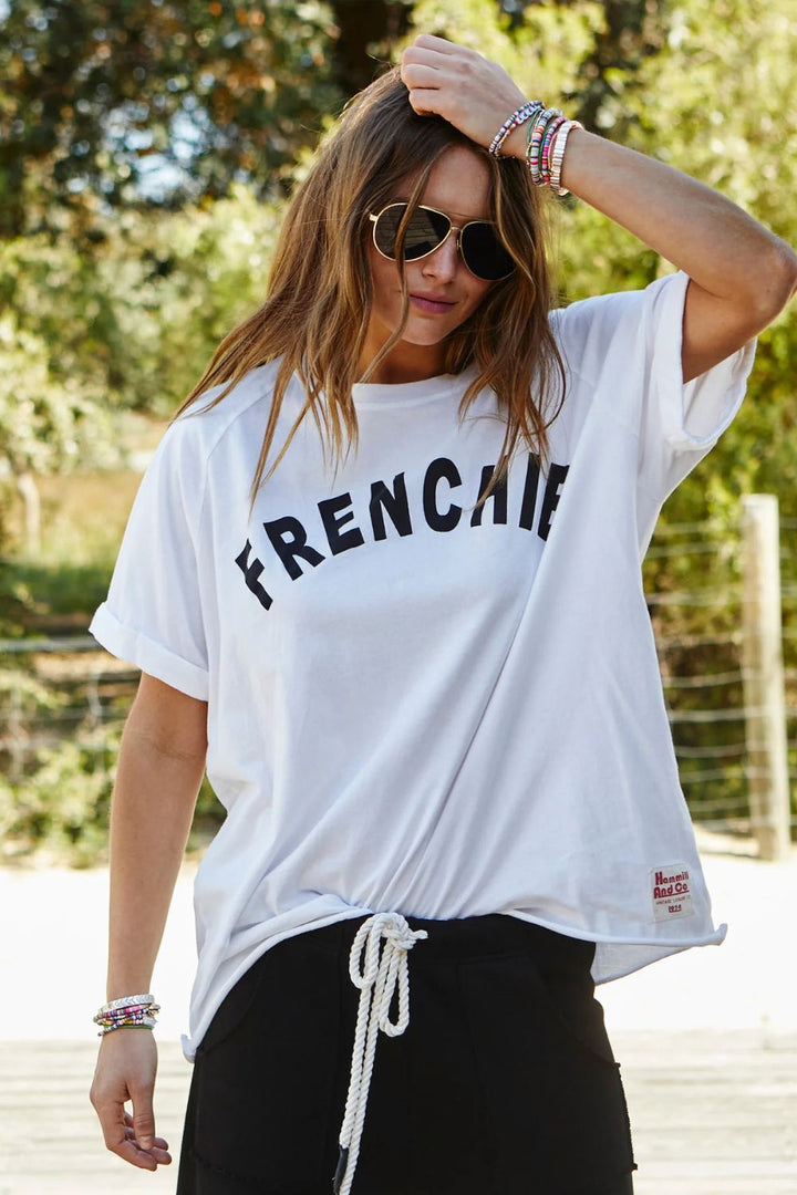 Hammill & Co | Frenchie Tee | White