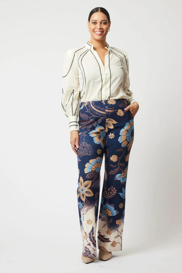 Once Was | Getty Ponte Pant | Lotus Flower