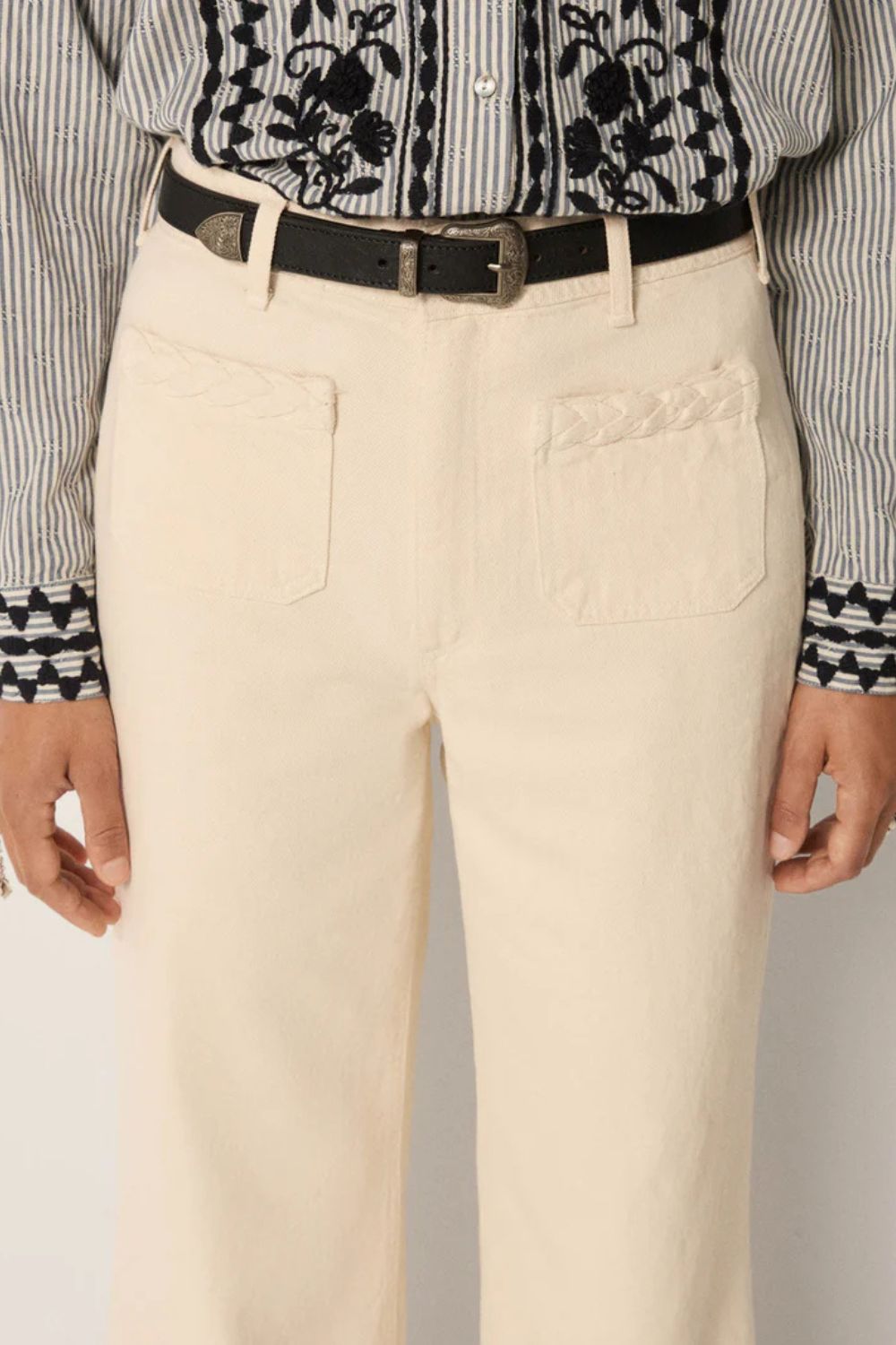 Maison Hotel | Hamlet Pant | Maxton Ecru - Dutch Hideout