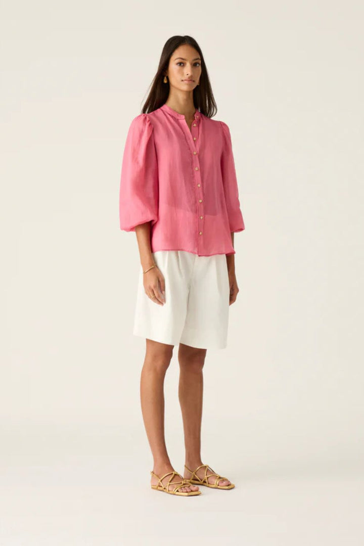 Mos the Label | Aurora Blouse | Raspberry