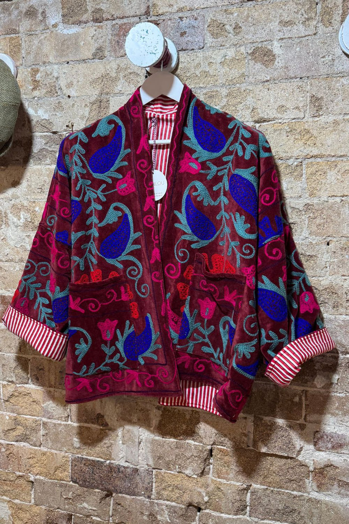 Mon Milou | Embroidered Velvet Jacket | Aditi