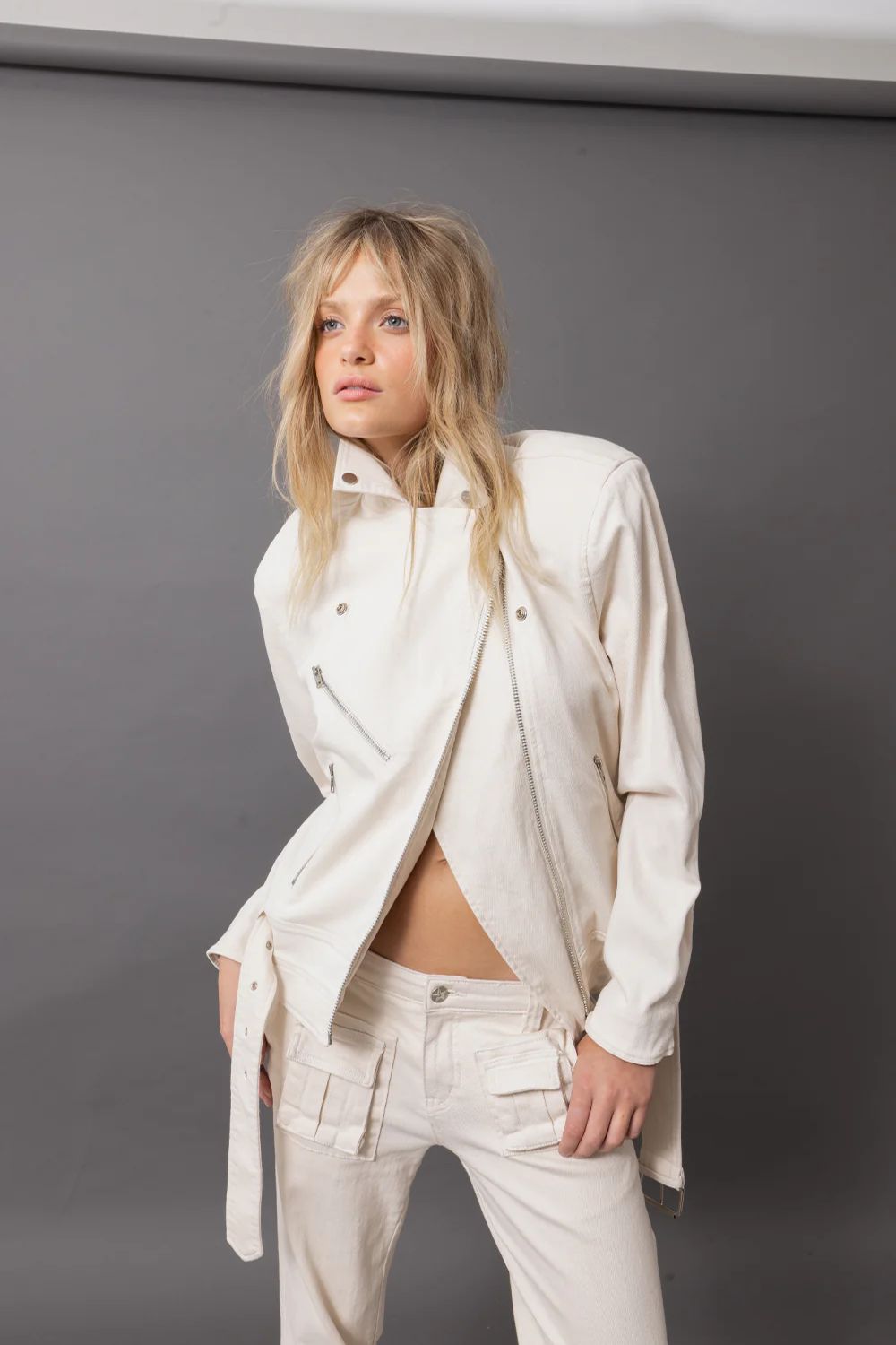 Joey the Label | Babe A Licious Biker Jacket | Sand