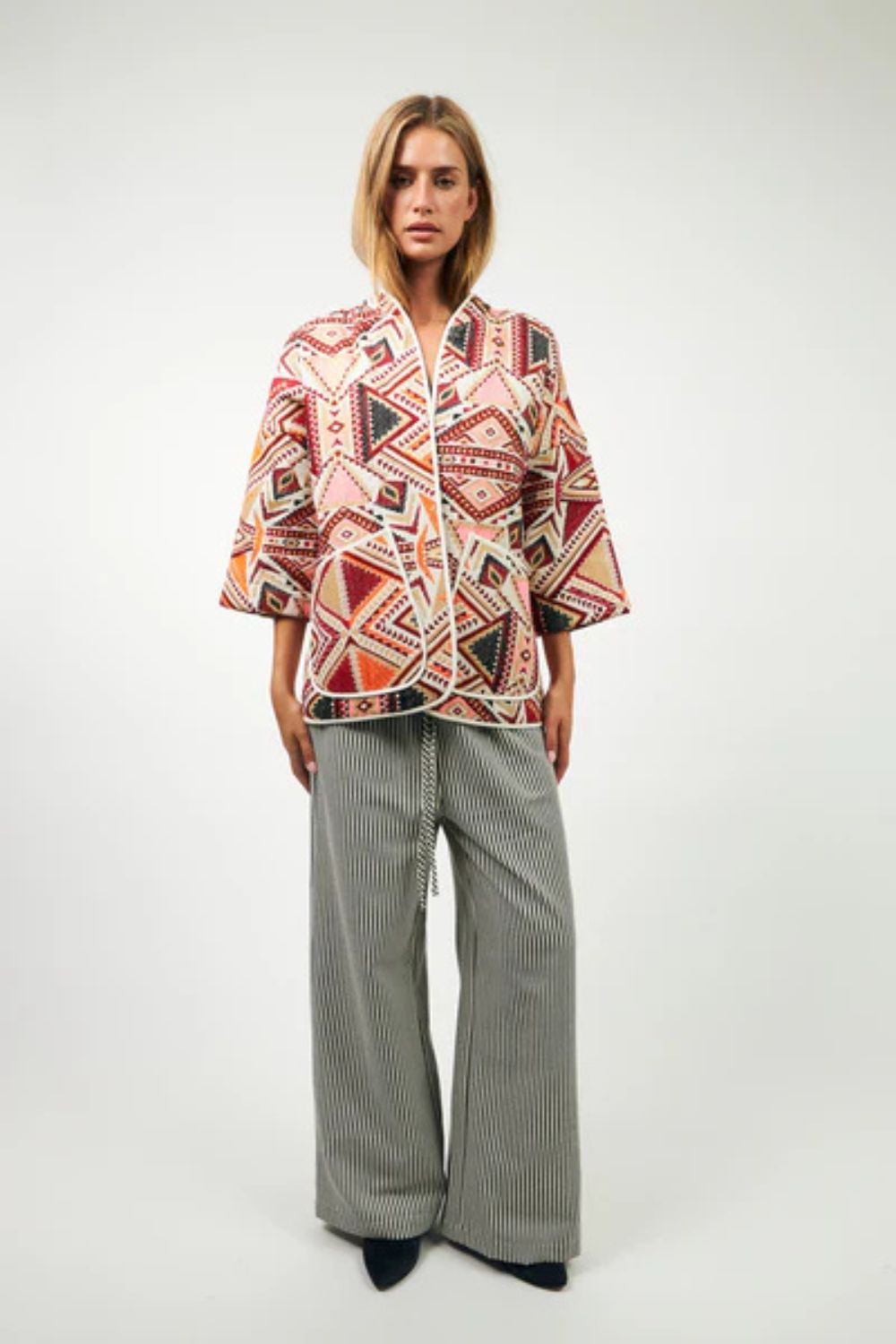 Lollys Laundry | Lulu LL Jacket 3/4 | Red - Dutch Hideout