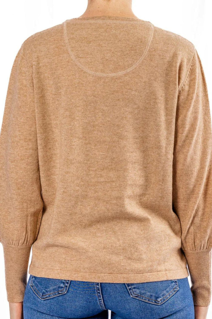 Bow & Arrow | Bell Sleeve Jumper | Camel