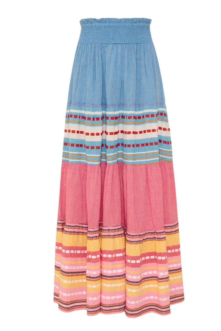 Pearl & Caviar | Zakar Maxi Skirt | Blue