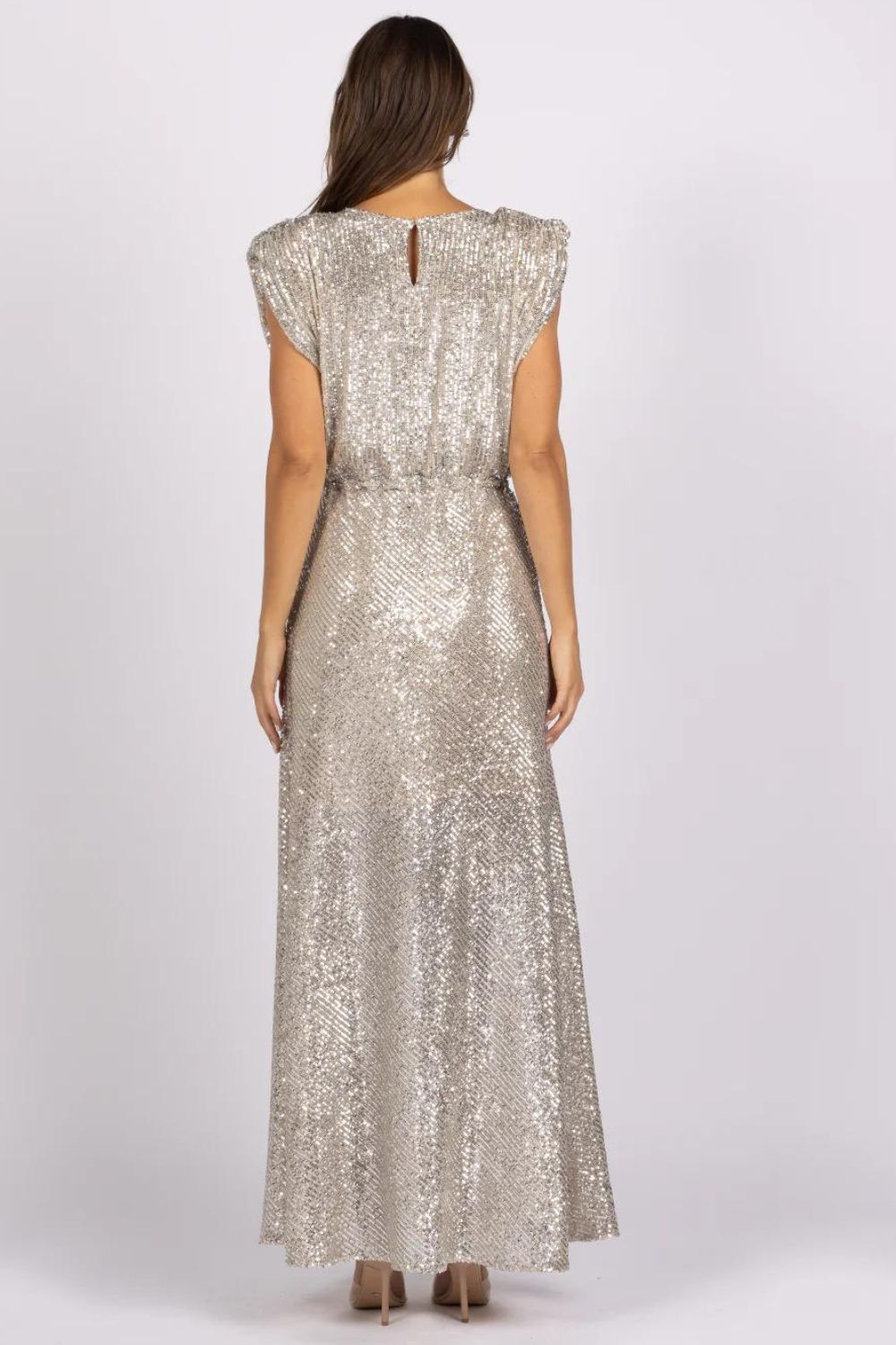 Joey the Label | Venus Sequin Dress | Silver