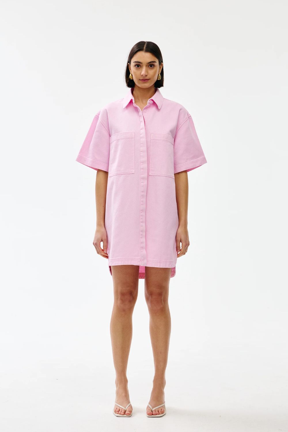 Kinney | Freya Dress | Blush Wash Denim