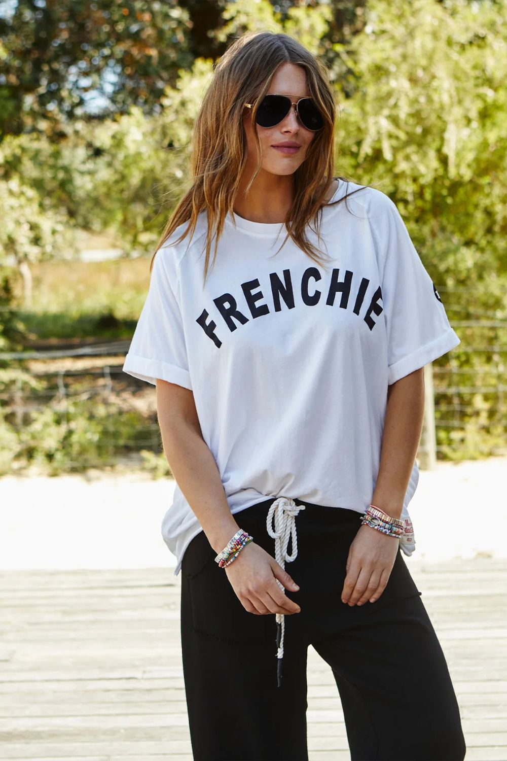 Hammill & Co | Frenchie Tee | White