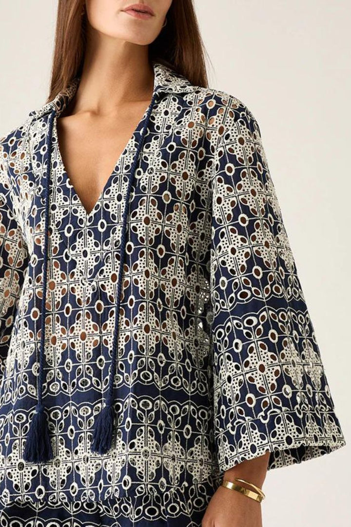 Mos the Label | Pedra Embroidery Blouse