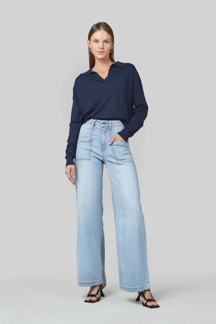 Dricoper | Jodi Sunbleach Wide Leg Jeans