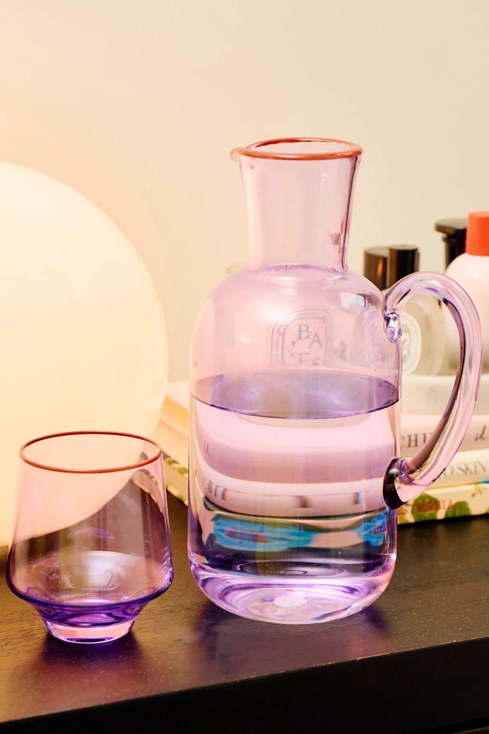 Kip & Co | Lilac Colour Block Water Jug