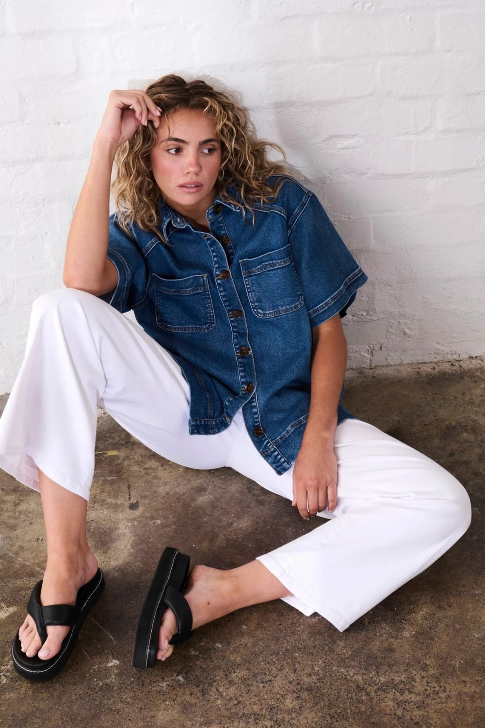 Kireina | Zoe Shirt | Dakota Wash