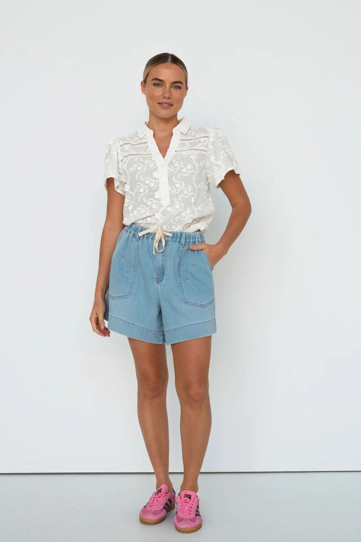 Kireina | Sofia Short | Sky Blue