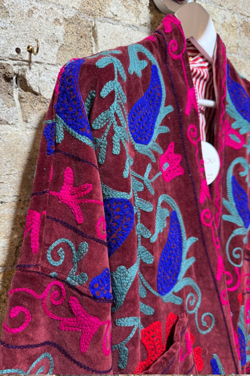 Mon Milou | Embroidered Velvet Jacket | Aditi