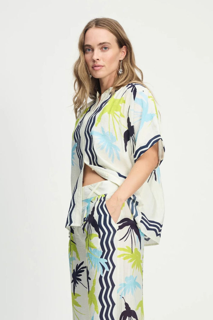POM Amsterdam | Blouse Artisan Lime
