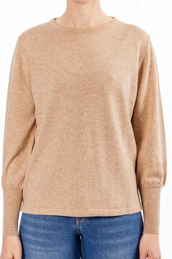 Bow & Arrow | Bell Sleeve Jumper | Camel