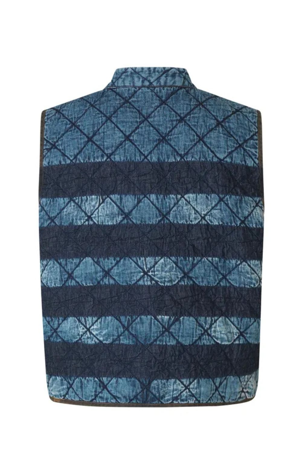 Lollys Laundry | CairoLL Quilted Vest | Blue - Dutch Hideout