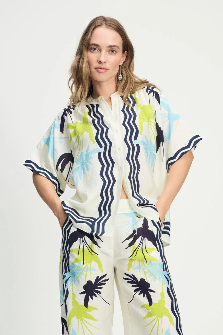 POM Amsterdam | Blouse Artisan Lime