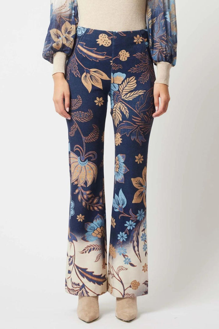 Once Was | Getty Ponte Pant | Lotus Flower