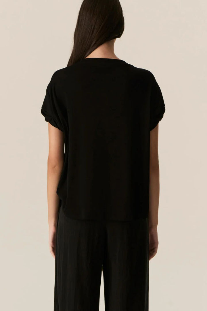 POL Clothing | Zone Cap Tee | Black