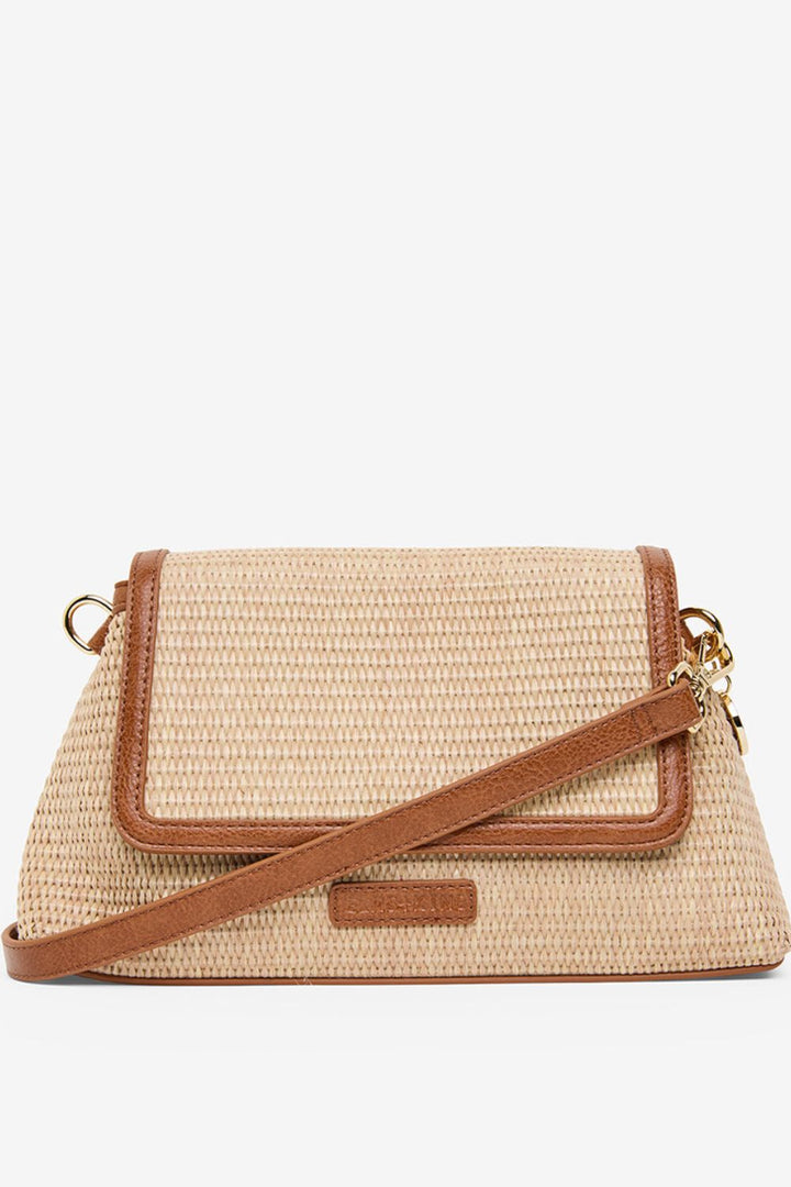 Elms + King | Lugano Crossbody | Tan Weave