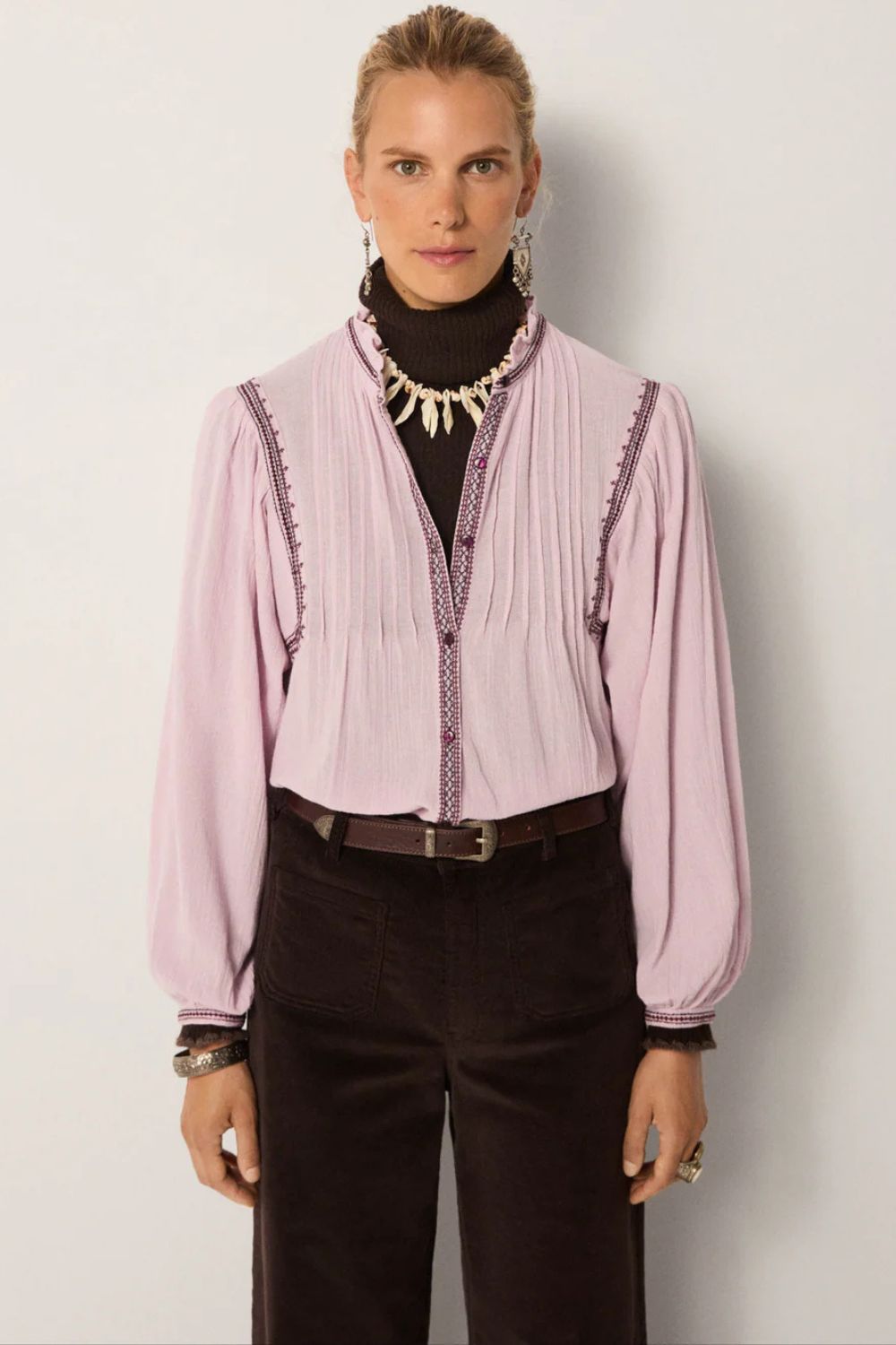 Maison Hotel | Lila Blouse | Purple Rain - Dutch Hideout