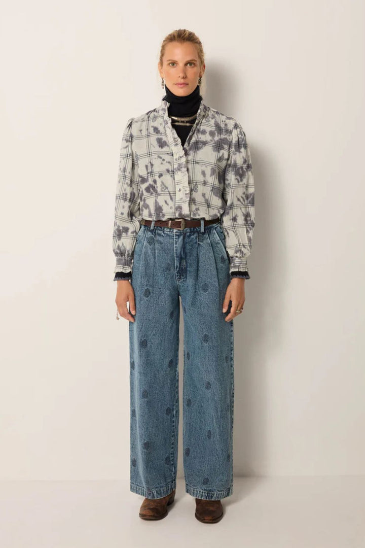 Maison Hotel | Consu Blouse Misty Blue | Raindrop Blue - Dutch Hideout