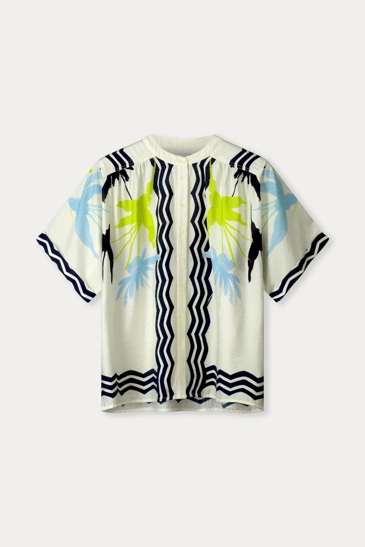 POM Amsterdam | Blouse Artisan Lime