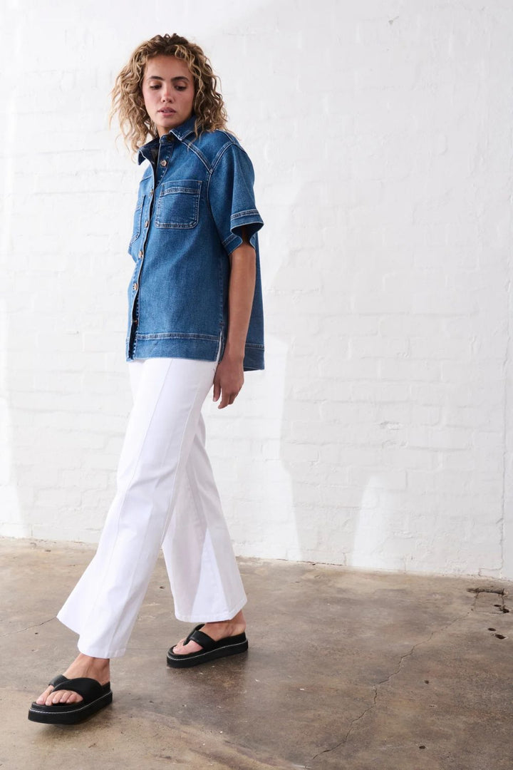 Kireina | Zoe Shirt | Dakota Wash