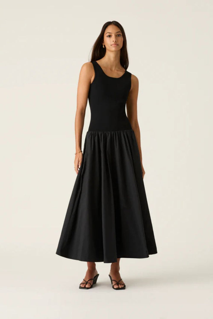 Mos the Label | Sophia Midi Dress | Black