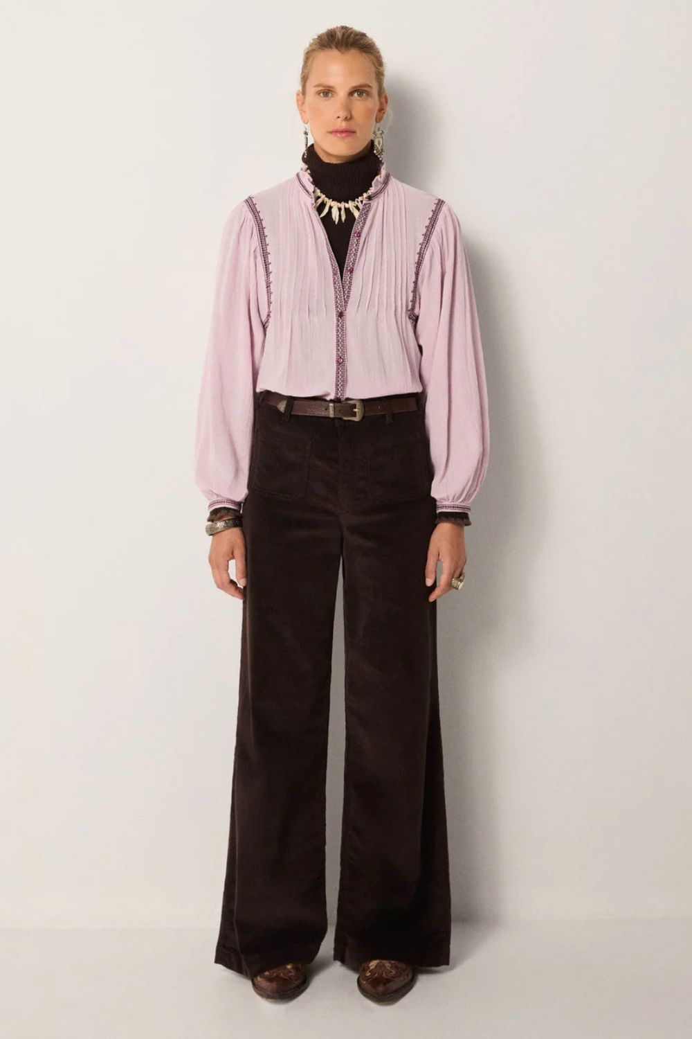 Maison Hotel | Lila Blouse | Purple Rain - Dutch Hideout