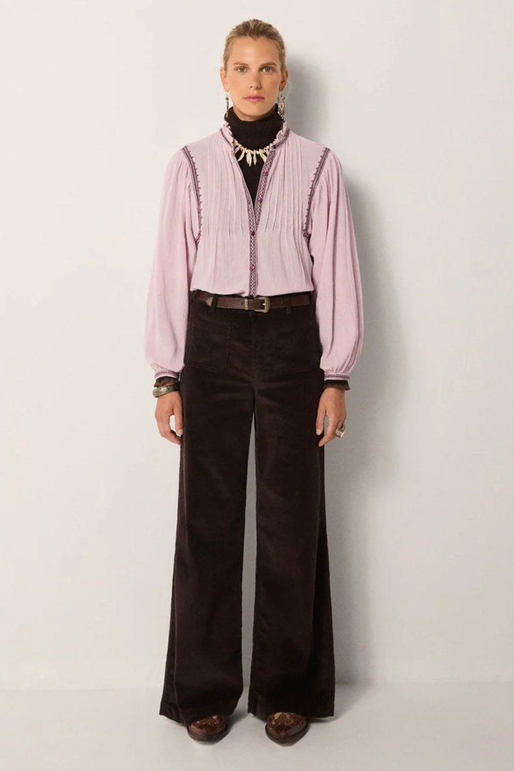 Maison Hotel | Lila Blouse | Purple Rain - Dutch Hideout
