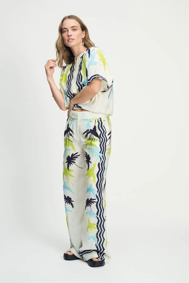 POM Amsterdam | Blouse Artisan Lime