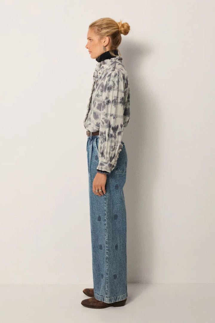 Maison Hotel | Consu Blouse Misty Blue | Raindrop Blue - Dutch Hideout