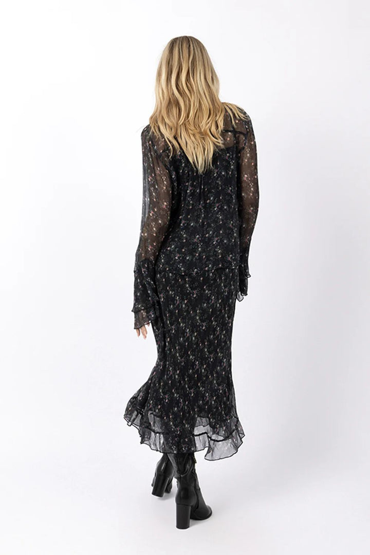 Joey the Label | Captivate Skirt | French Floral - Black