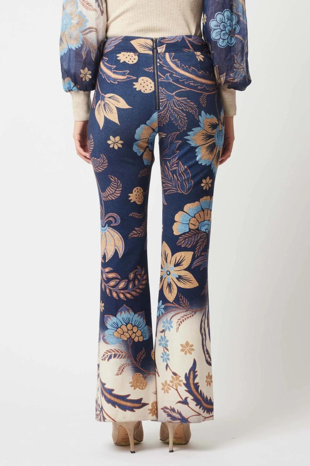 Once Was | Getty Ponte Pant | Lotus Flower