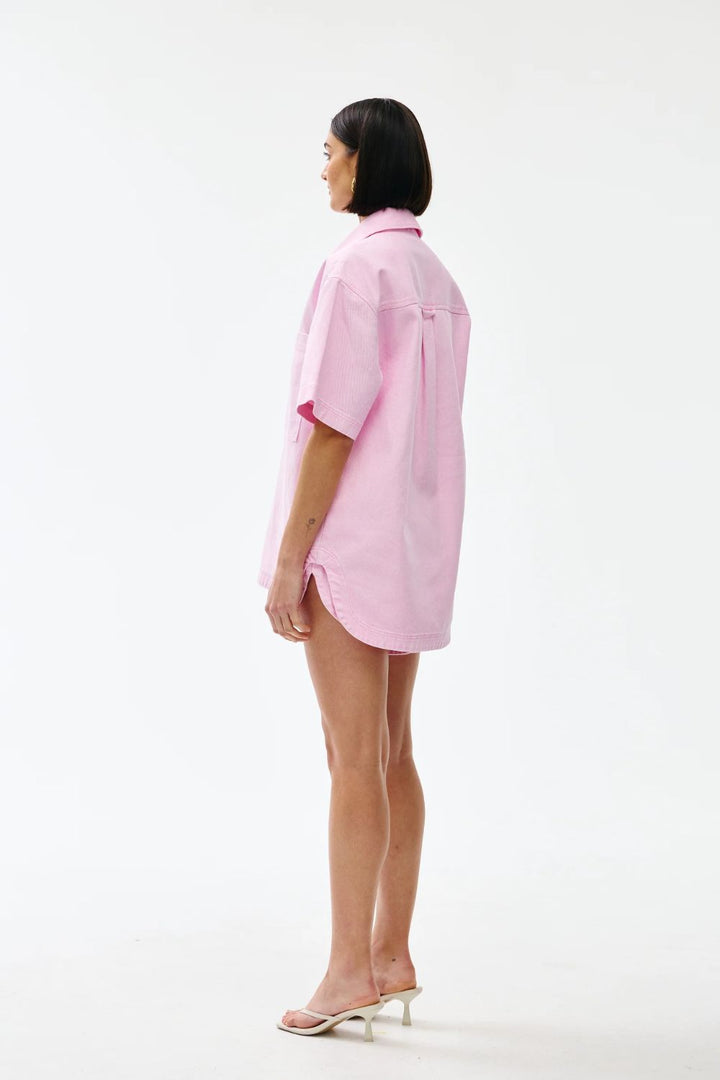 Kinney Freya Shirt | Blush Wash Denim