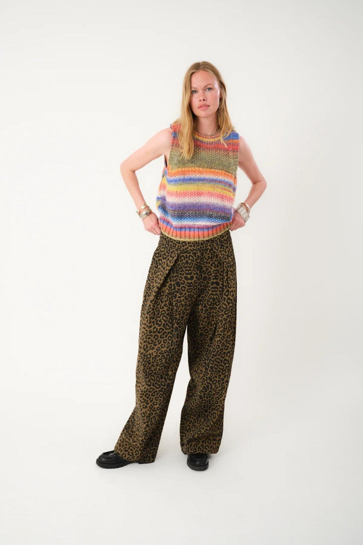 Lollys Laundry | DovaLL Slipover Knit LS | Multi - Dutch Hideout