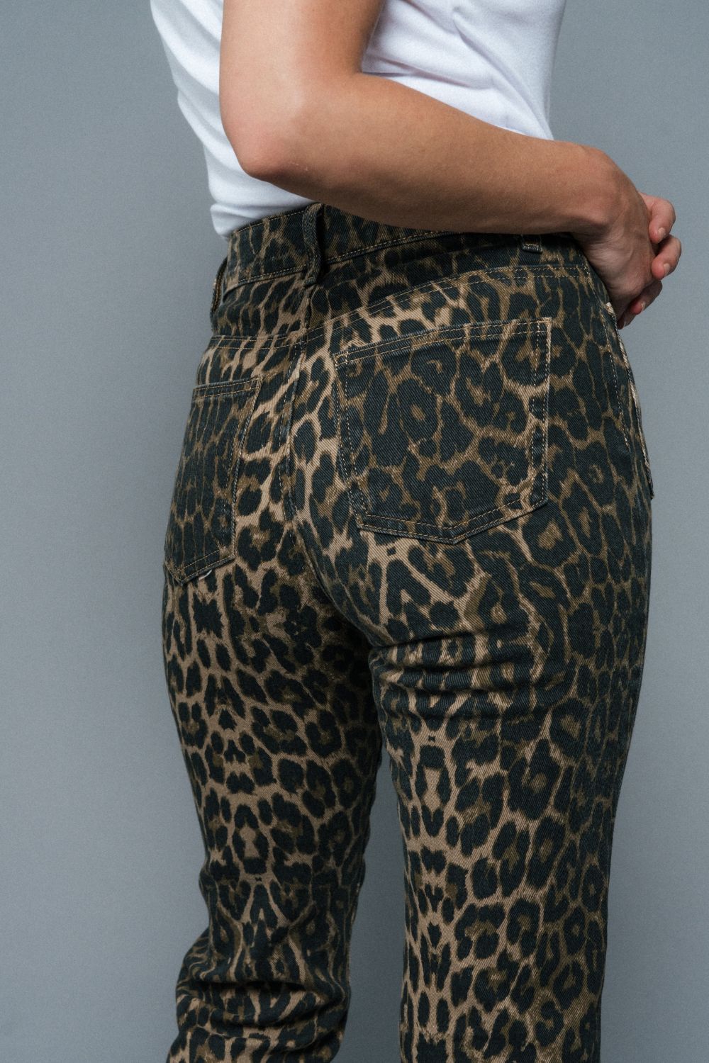 ATTE the Label | Naomi Denim Jeans| Leopard